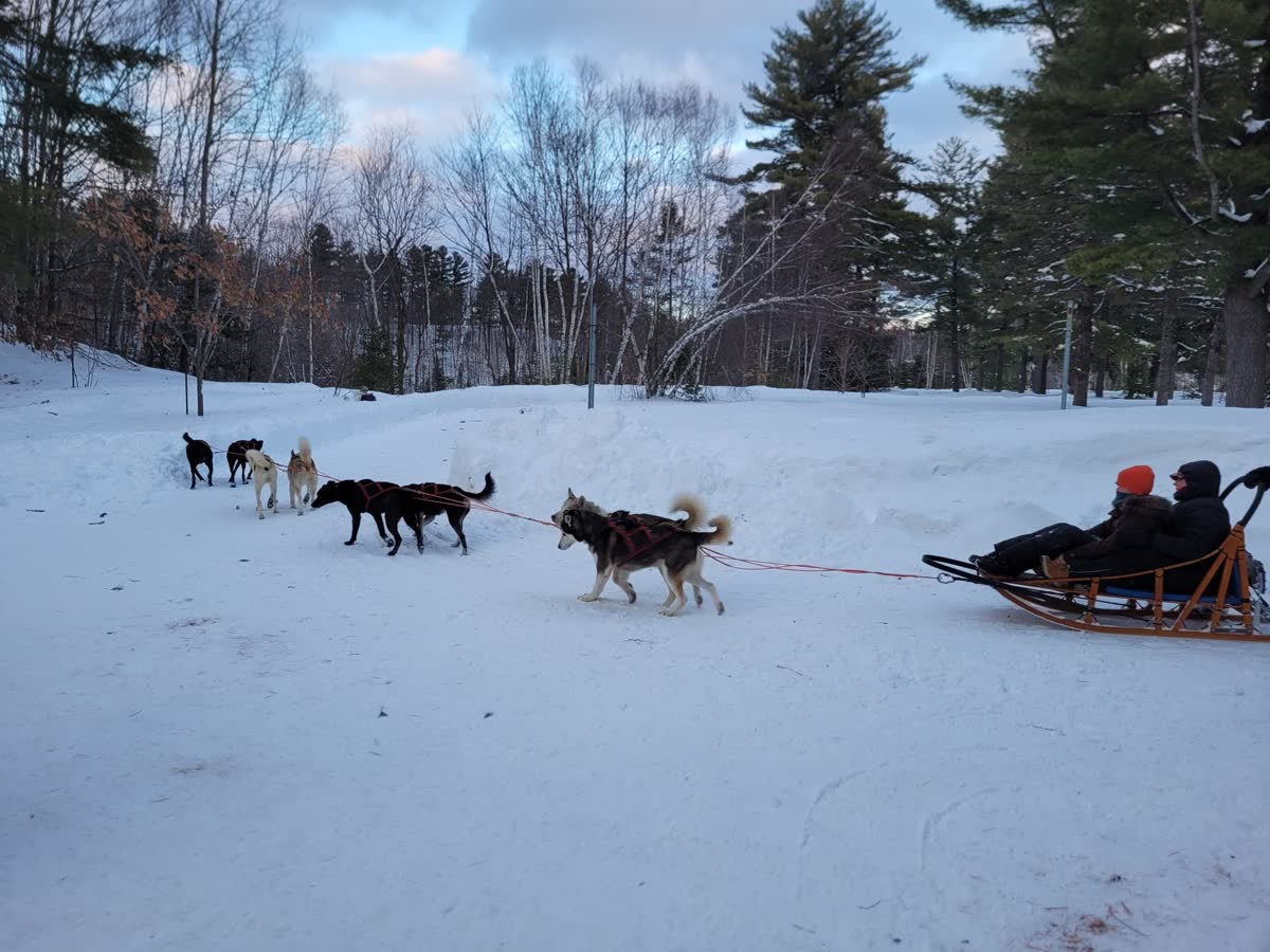 Activités d'hiver dans Lanaudière : ski, raquette et forêt enneigée près de Chertsey et Rawdon / Winter activities in Lanaudière: skiing, snowshoeing and snowy forest near Chertsey and Rawdon